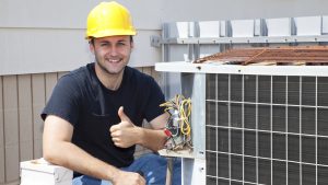 Air Condioner Repairman Thumbsup