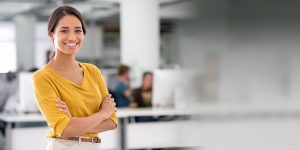 Cropped shot of an attractive young businesswoman in the office